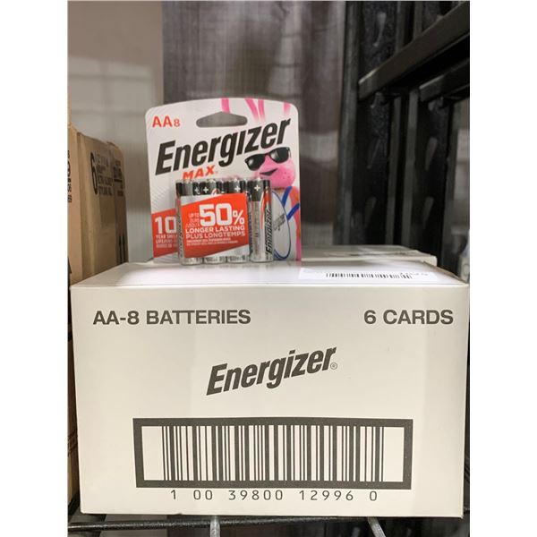 Case Lot - Energizer AA Batteries 8 pack x  6