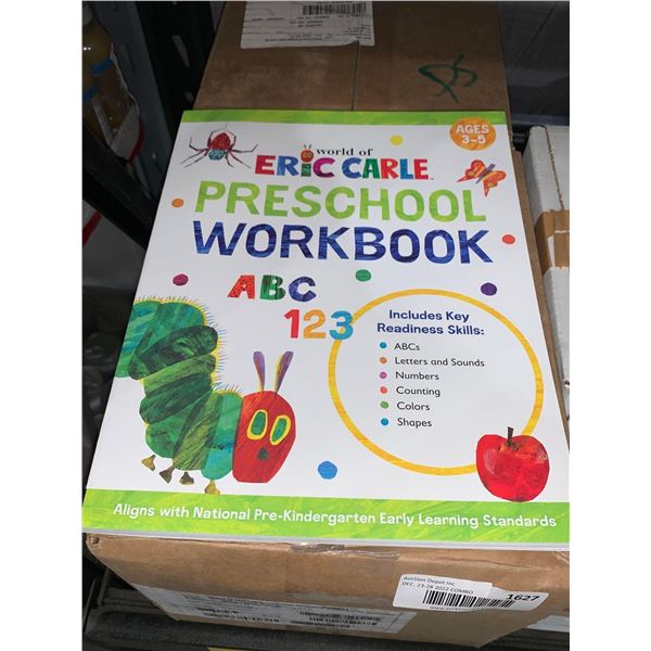 Case Lot - Eric Carle Preschool Workbook 24 booklets