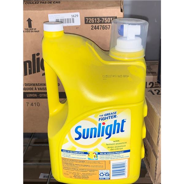 Case Lot - Sunlight w/ Lemon Dishwashing Liquid 2 x 4.2L