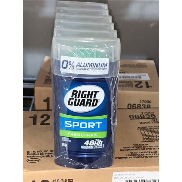 Case Lot - Right Guard Sport Fresh Deodorant 12 x 85g