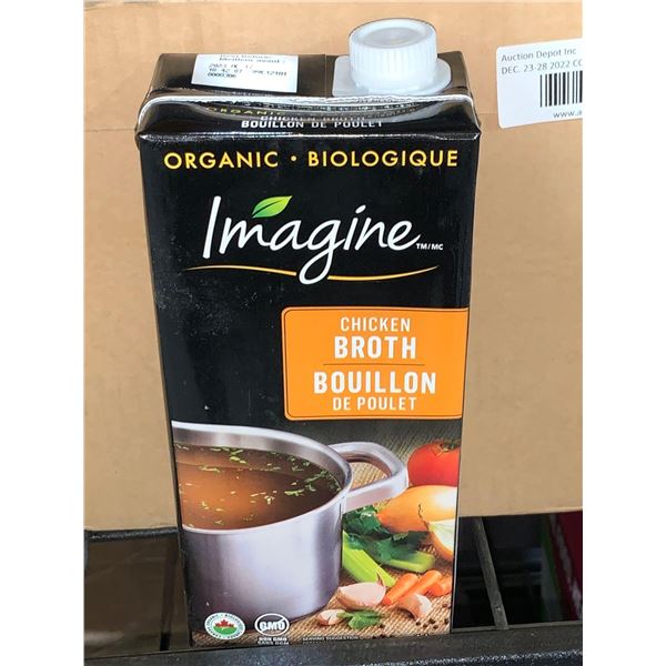 Case Lot - Imagine Organic Chicken Broth 12 x 1L