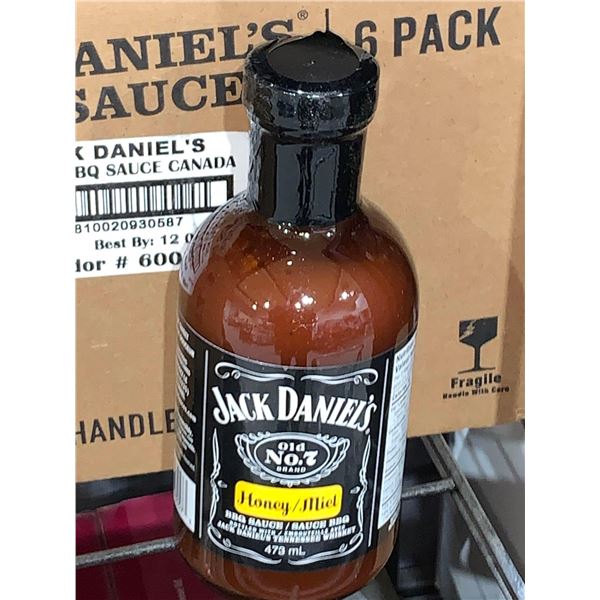 Case Lot - Jack Daniel's Honey BBQ Sauce 6 x 473ml