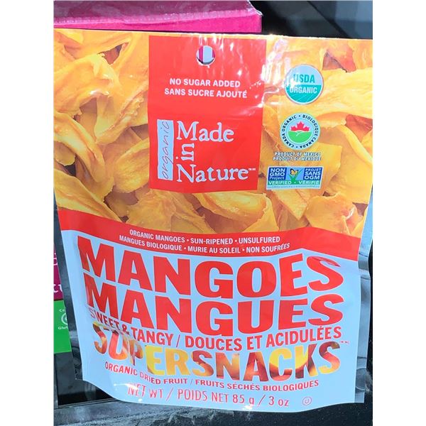 Case Lot - Made in Nature Sweet & Tangy Mango 6 x 3oz bags