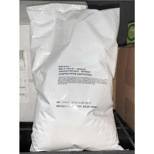 Case Lot - Pumpkin Spice Cappuccino Powder 6 x 2lb bags