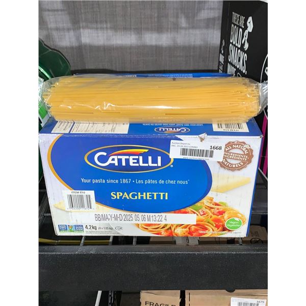 Case Lot - Catelli Spaghetti 4.2kg (4 x 1.04kg)