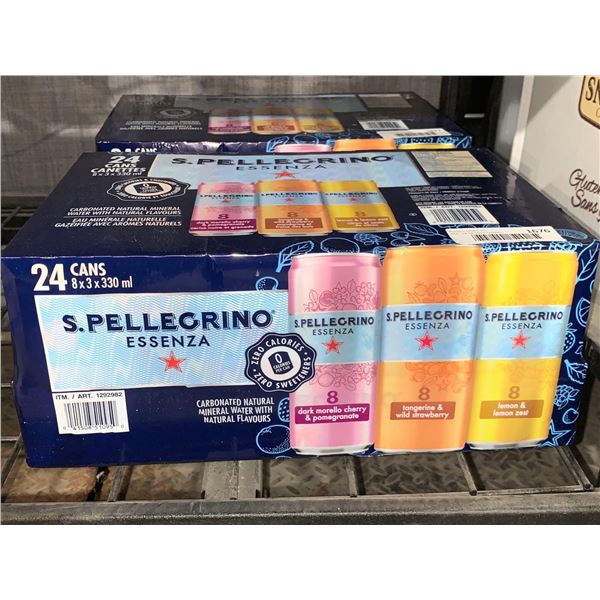 Case Lot - S.Pellegrino Essenza 3 Flavors 24 x 330ml