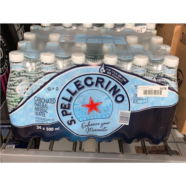 Case Lot - S.Pellegrino Carbonated Natural Mineral Water 24x500ml