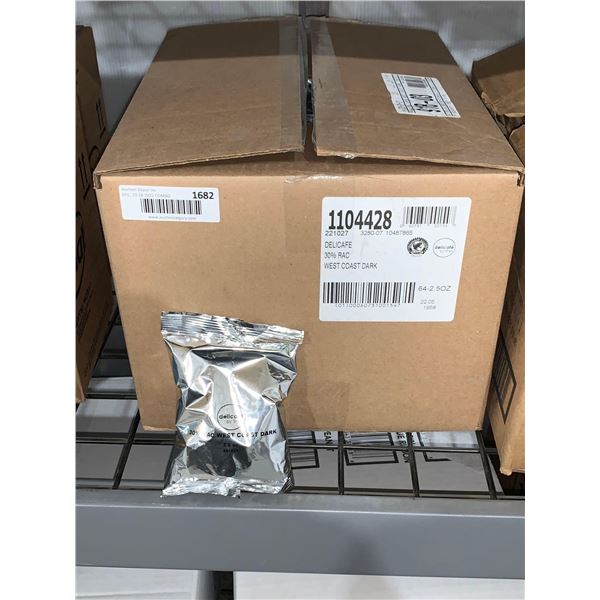 Case Lot - Delicafe 30% RAC West Coast Dark Ground 64 x 2.5oz