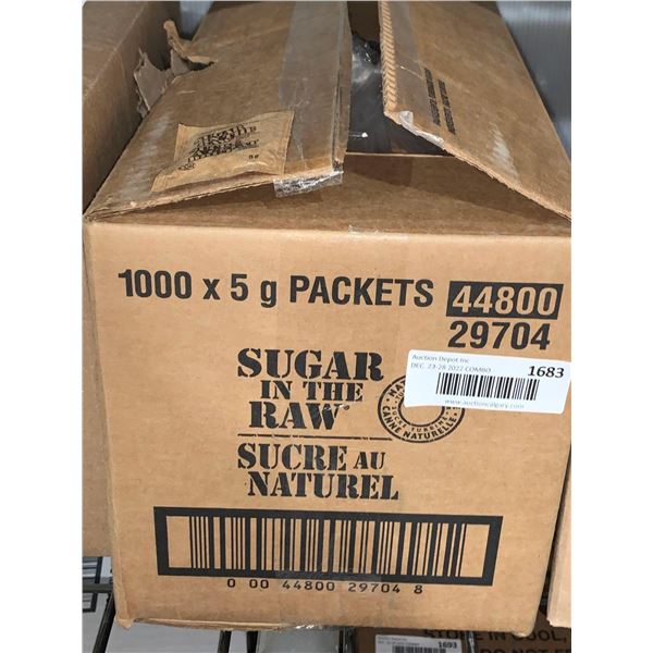 Case Lot - Sugar in the Raw 1000 x 5g packets
