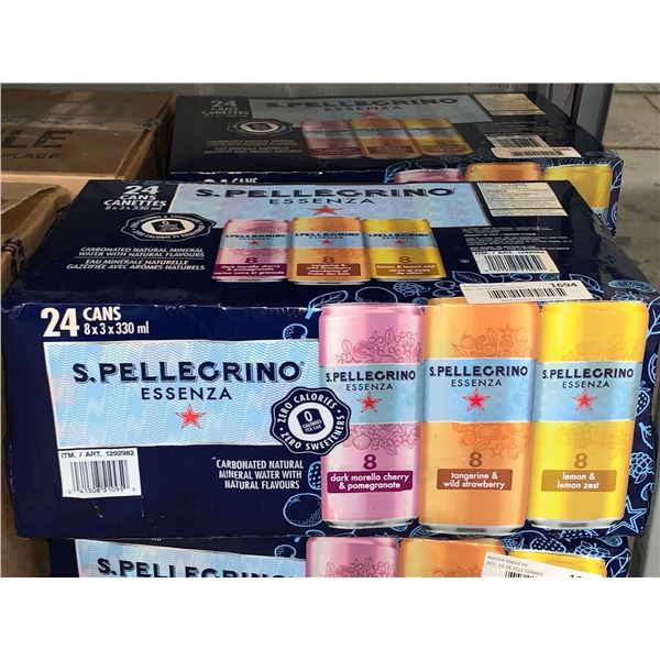 Case Lot - S.Pellegrino Essenza 3 Flavors 24 x 330ml