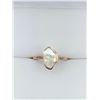 Image 2 : Rare Rose Cut natural Diamond 4.62 Carats Set in 14K Rose Gold on .925 Silver - with certificate val