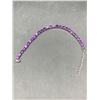 Image 2 : Natural Amethyst 16.8 Carat Multi Stone Tennis Bracelet - with certificate valued at $1700.00