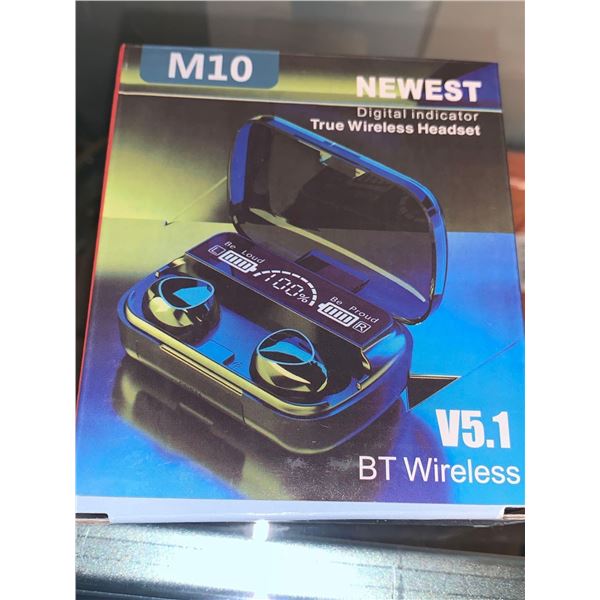 NEW M10 Wireless Ear Buds with Charge Case