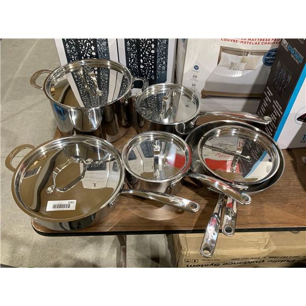 Lagostina Cookware set lot of 11pcs