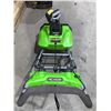 Image 2 : NEW GreenWorks 120 Volt 13 amp Snow Thrower