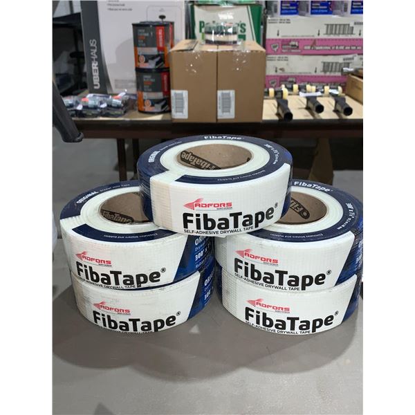 Adfors FibaTape Self-Adhesive Drywall Tape 300' x 1 7/8" Lot of 5