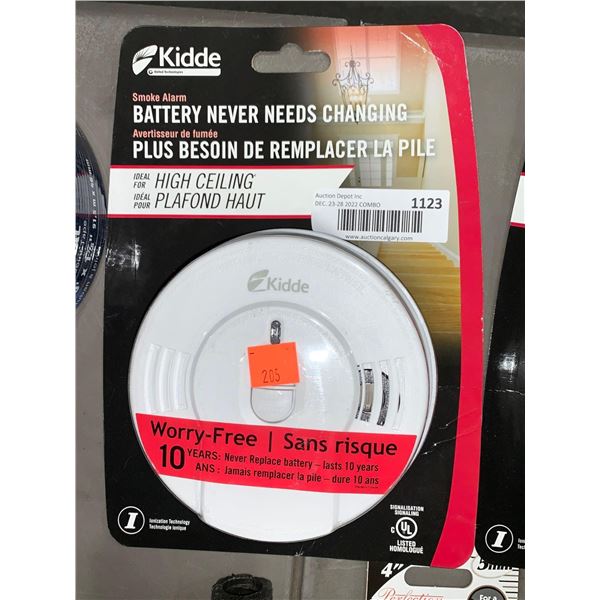 Kidde Smoke Alarm Battery Never Needs Changing 10 year never replace