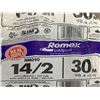 Image 3 : Real Romex NMD90 14/2 with Ground 300Volts 98.4FT/PI Loomex House Wire