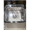 Image 1 : Stainless Steel Sink Base 15 x 15 x 5"deep