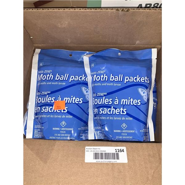 Para-Zene Moth Ball Packets Kills moths & moth larvae 8 x 170g