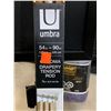 Image 2 : NEW Umbra Chroma Drapery Tension Rod 54in to 90in by 7/8in dia