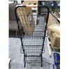 Image 1 : 3 Tier Free Standing Basket Display Rack - Black Metal