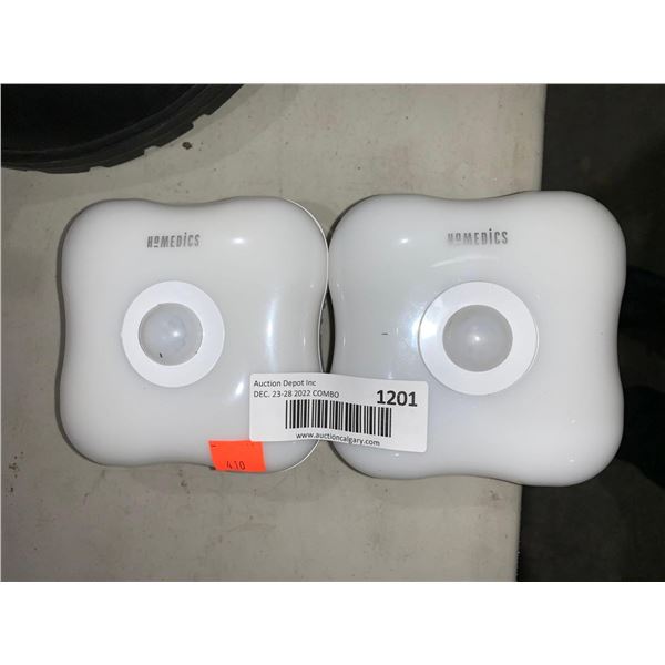 Lot of 2 Homedics Modle AP-P20 TotalClean® Personal UV Air Sanitizer