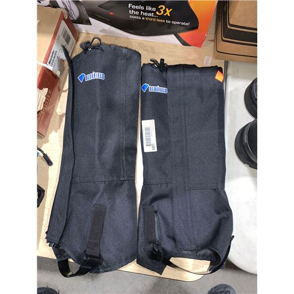 Bluefield Windproof Leg Gaiters Anti-tear High Snow Leg Cover with Stirups