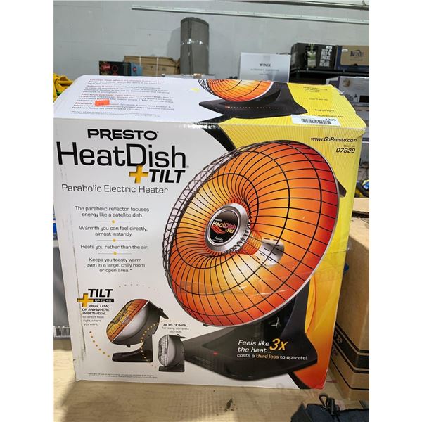 Presto Heat Dish Parabolic Electric Heater