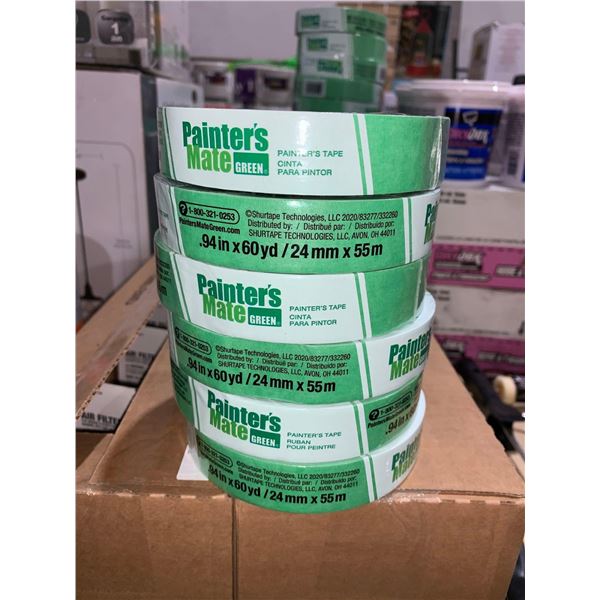 Painter's Mate Green Premask Tape Rolls 6x60 Yards