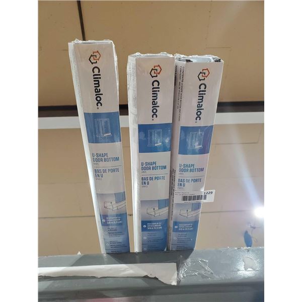 Climaloc U-Shape Door Bottom Vinyl