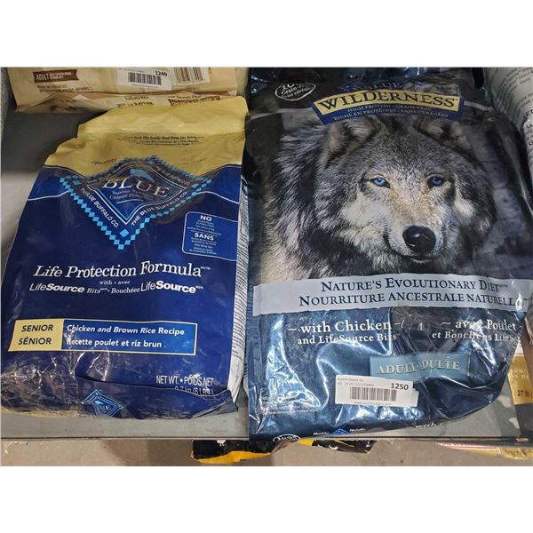Lot Of 2 Wilderness + Blue Buffalo Dog Food
