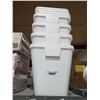 Image 1 : Lot Of 4 Styrofoam Coolers With Lids