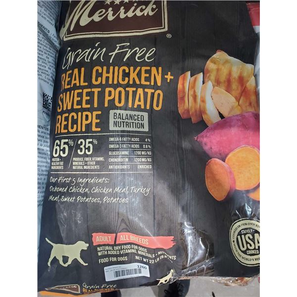 Merrick Real Chicken + Sweet Potato Recipe 22LBS