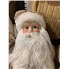 Image 2 : Lot of 2 Holiday Living 18" Pink Satin Santa Decorations with Porcelain Faces & Hands