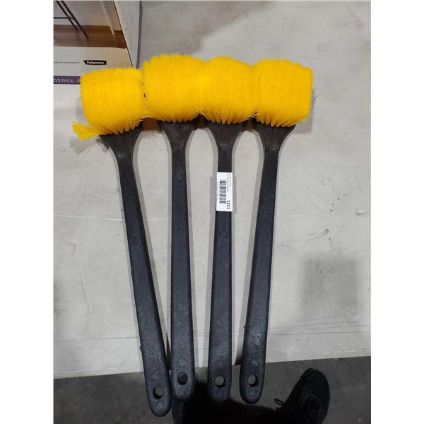 Bulldozer Extra Reach Gong Brush Lot Of 4