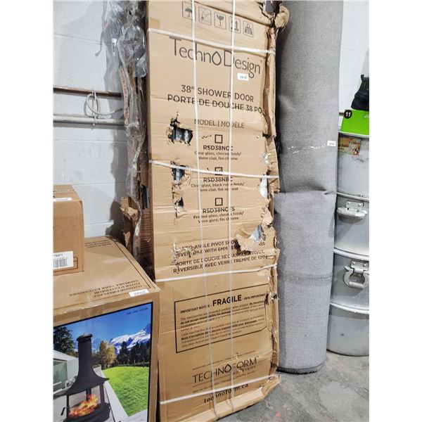 Techo Design 38" Shower Door