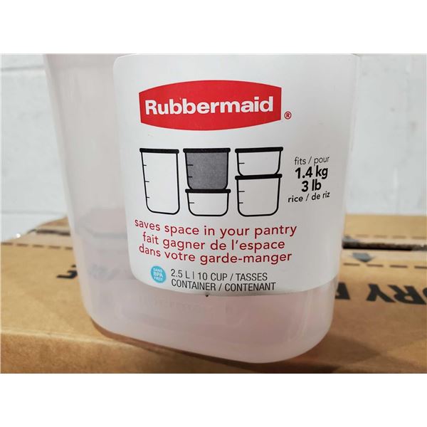 Rubbermaid 1.4Kg Pantry Storage Containers 6x1.4kg