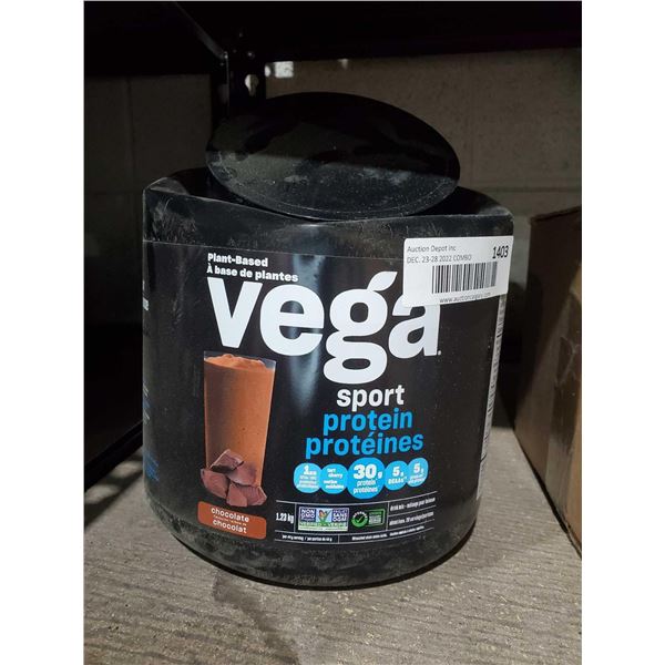 Vega Sport Protein Shake Powder  - Chocolate - 1.23Kg