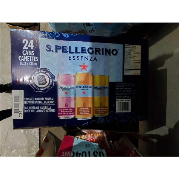 S. Pellegrino Flavored Carbonated Natural Spring Water 24x330ml