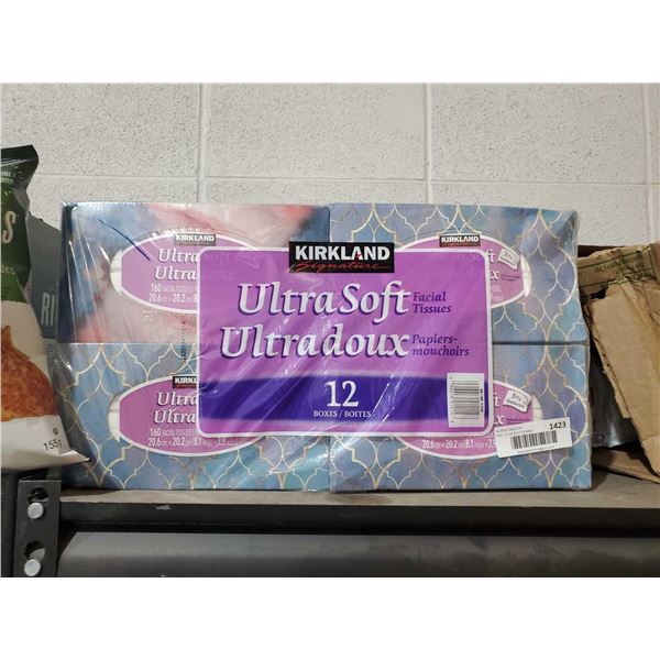 Kirkland Ultra Soft Facial Tissue 12 boxes/ 160 Per Box
