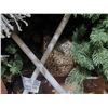 Image 2 : Pallet Lot Assorted Artificial Christmas Trees & Yard Deer