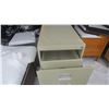 Image 3 : 3 Door Off-White Metal Filing Cabinet - 28x18x41H"