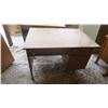 Image 1 : School/Office Desk, Metal Frame - 30x43x29H"