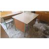 Image 2 : School/Office Desk, Metal Frame - 30x43x29H"