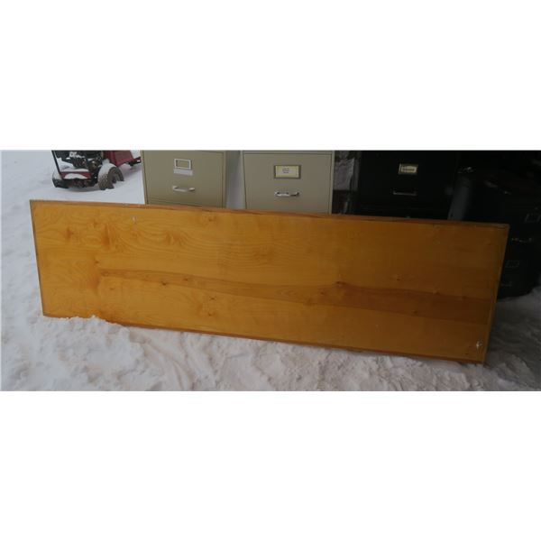 Fold Out Wood Table - 98x28" Surface