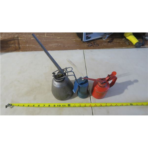 3 Oil Cans
