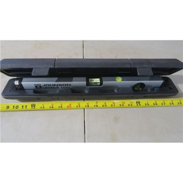 Johnson Level with Laser in Case