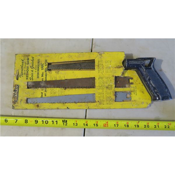 Stanley Keyhole Saw with Extra Saw Blades