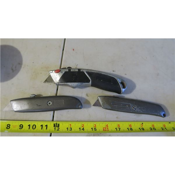 3 Utility Knives